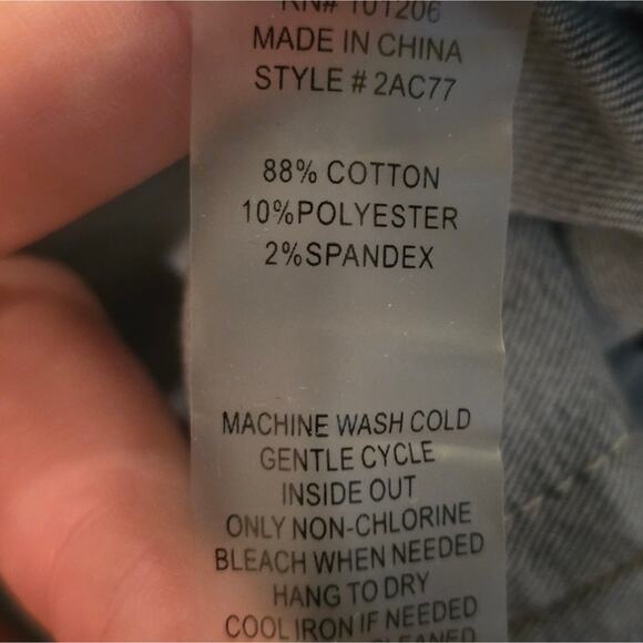 Soft Surroundings Acid Wash Stretch Comfy Straight Leg Jeans Size 10 - Picture 7 of 8